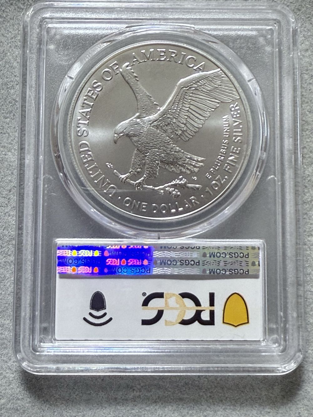 Privy Slab 2025 (P) First Strike PCGS MS70 Uncirculated Eagle With Privy  coin collectible - Main Image 2