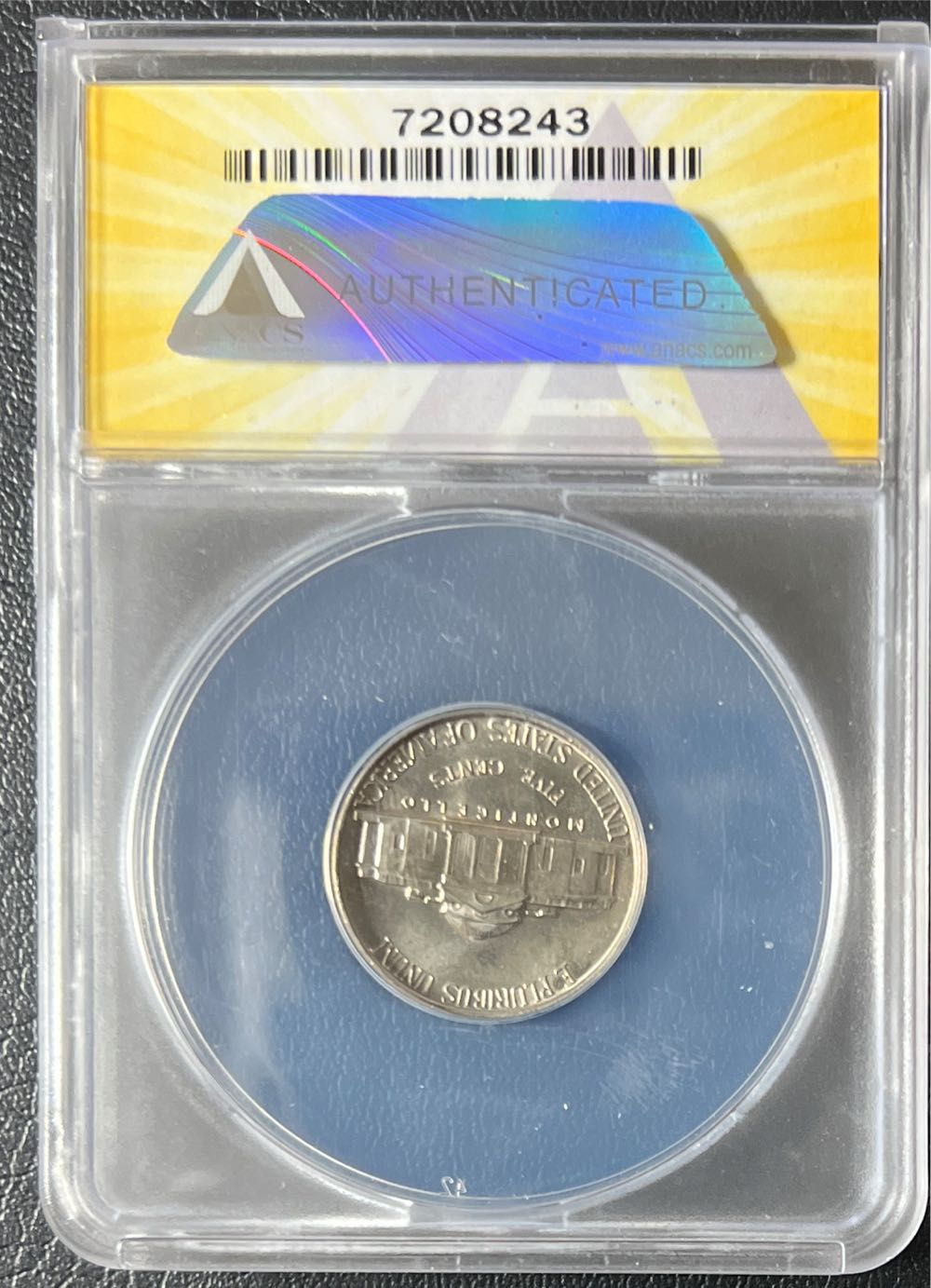 1941 Jefferson Nickel MS 65 ANACS  coin collectible - Main Image 2