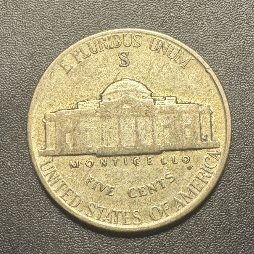 Jefferson Nickel - 1943 S  coin collectible - Main Image 2