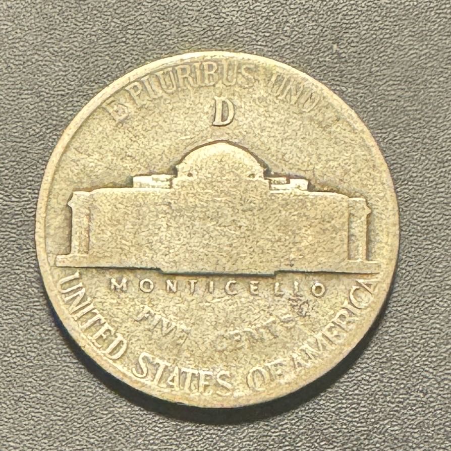 Jefferson Nickel - 1944 D  coin collectible - Main Image 2