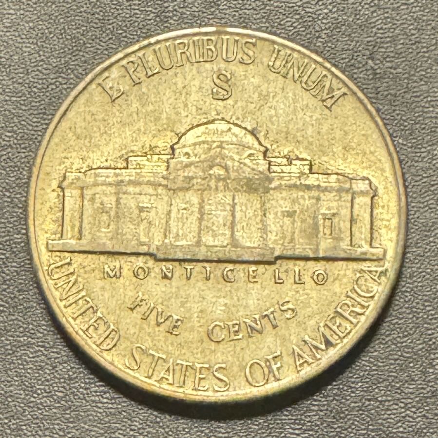 Jefferson Nickel - 1945 S  coin collectible - Main Image 2