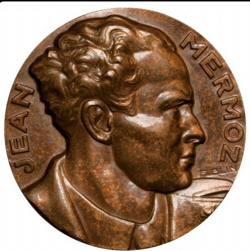 Jean Mermoz - Aviator Medal  coin collectible - Main Image 2