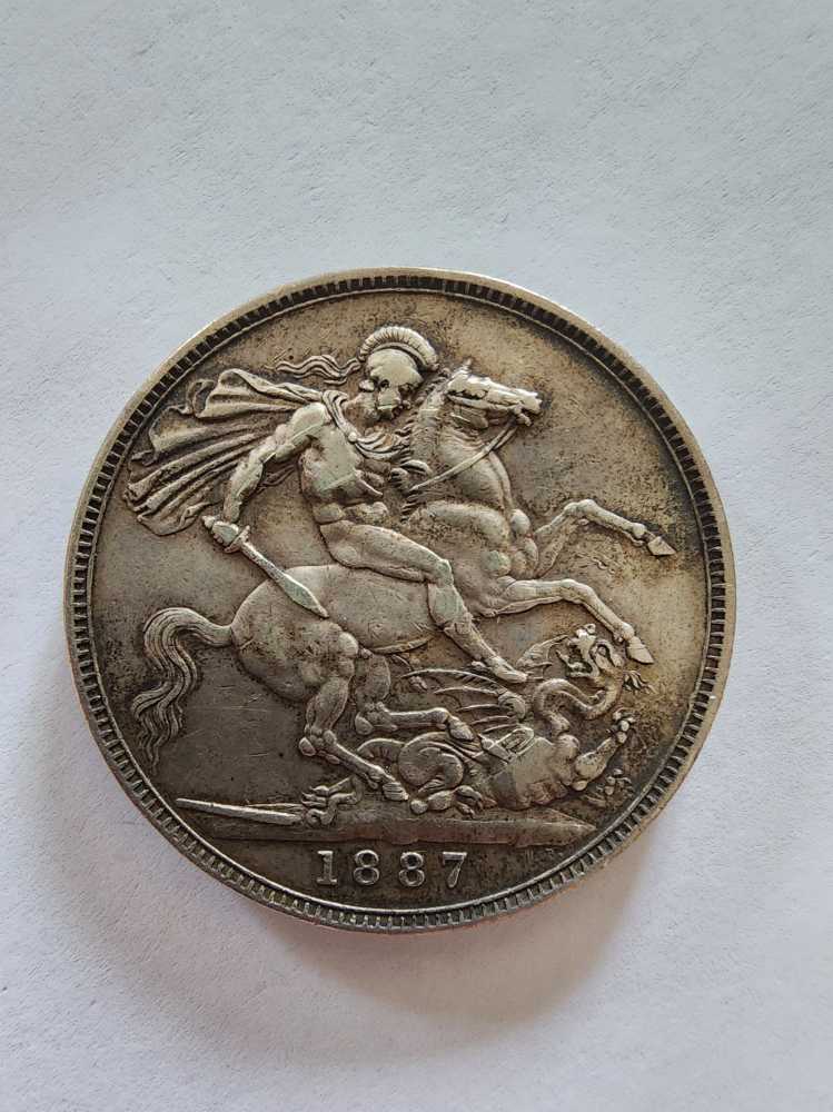 Crown 1887  coin collectible - Main Image 2