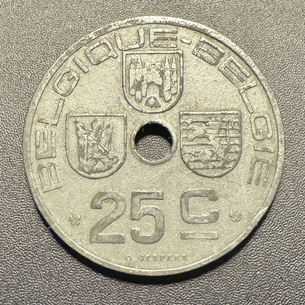 Belgium 25c - 1942 ⭐️  coin collectible - Main Image 2