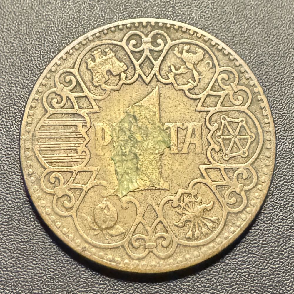 Spain 1 Peseta - 1944  coin collectible - Main Image 2