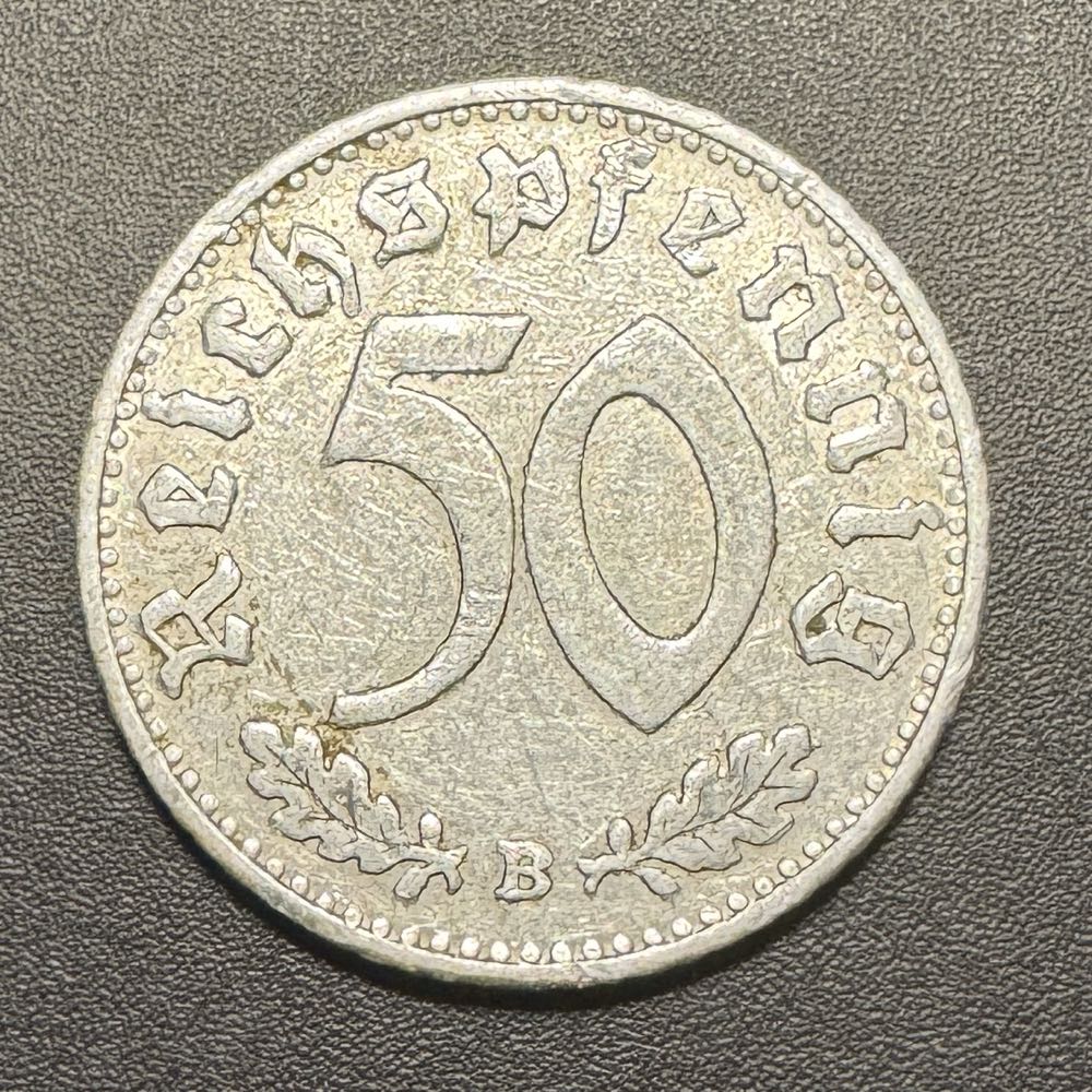 Reichpfennig 50 - 1940 B  coin collectible - Main Image 2