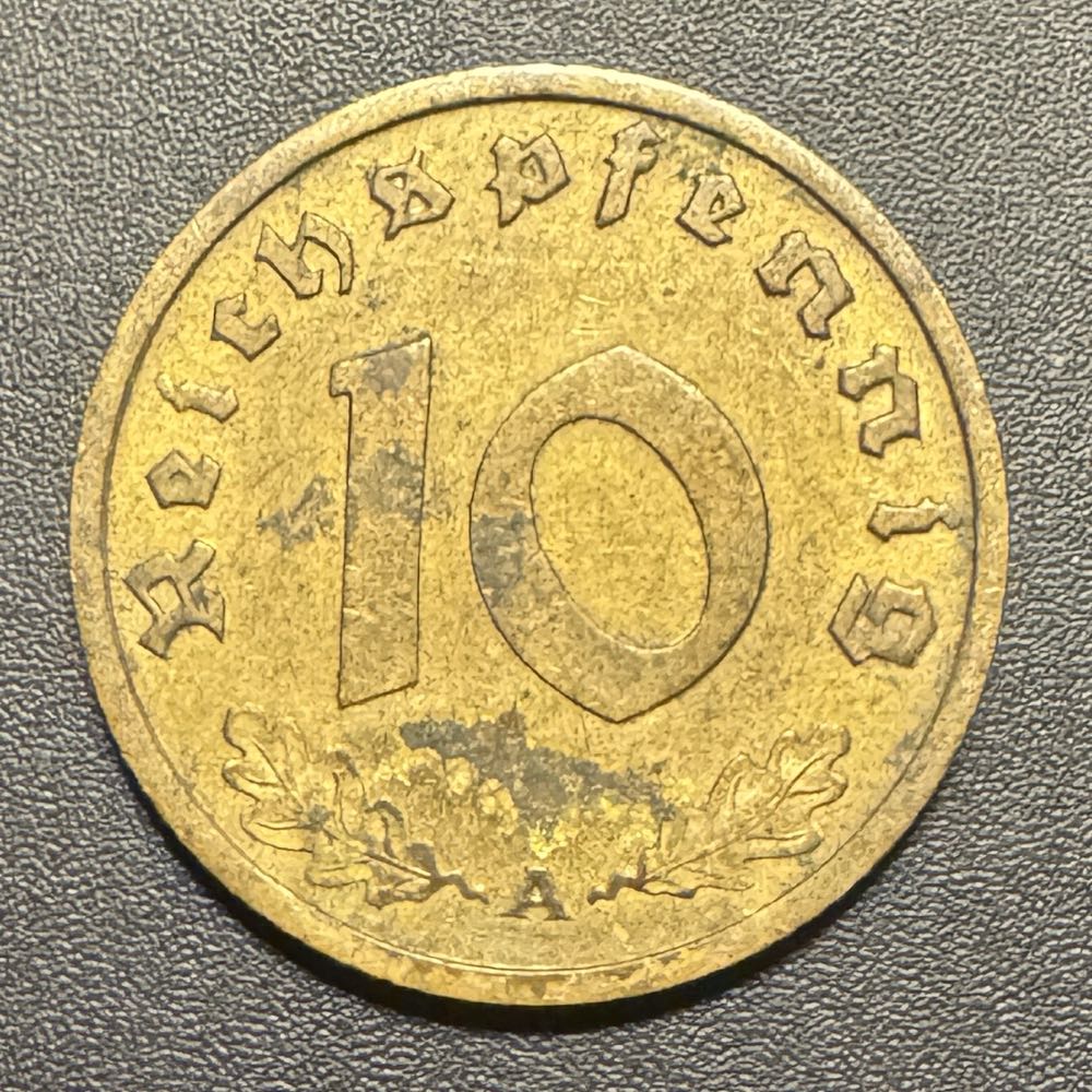 Reichspfennig 10c - 1939 A  coin collectible - Main Image 2