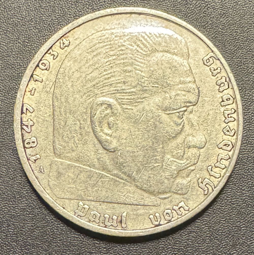 Reichsmark 2 - 1937 A  coin collectible - Main Image 2