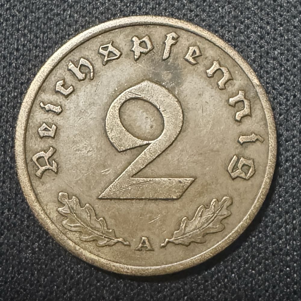Reichspfennig 2c - 1939 A  coin collectible - Main Image 4