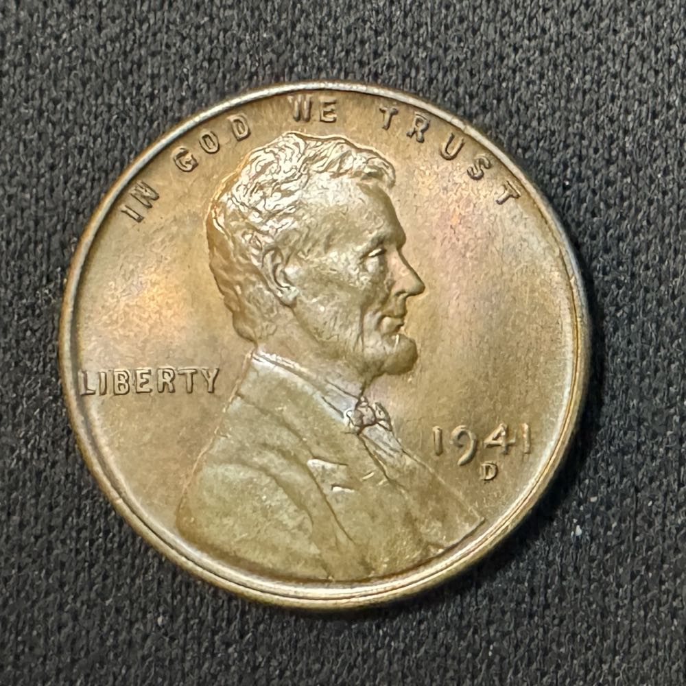 Lincoln Wheat Cent - 1941 D ⭐️  coin collectible - Main Image 3