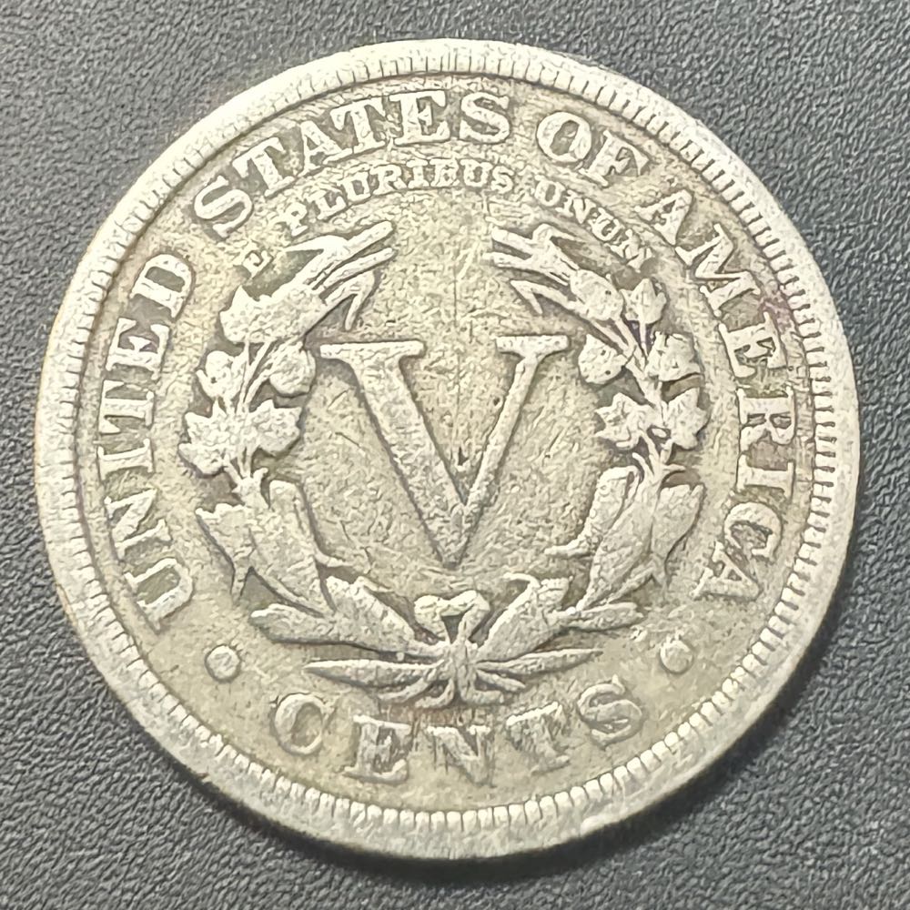V Nickel - 1910  coin collectible - Main Image 2