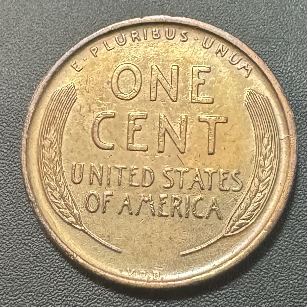 Lincoln Wheat Cent - 1909 vdb ⭐️  coin collectible - Main Image 2