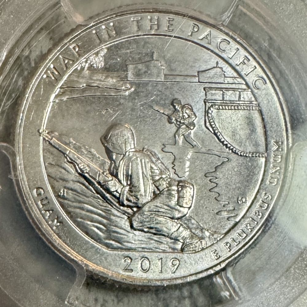 Quarter 2019 W - War In The Pacific  coin collectible - Main Image 2