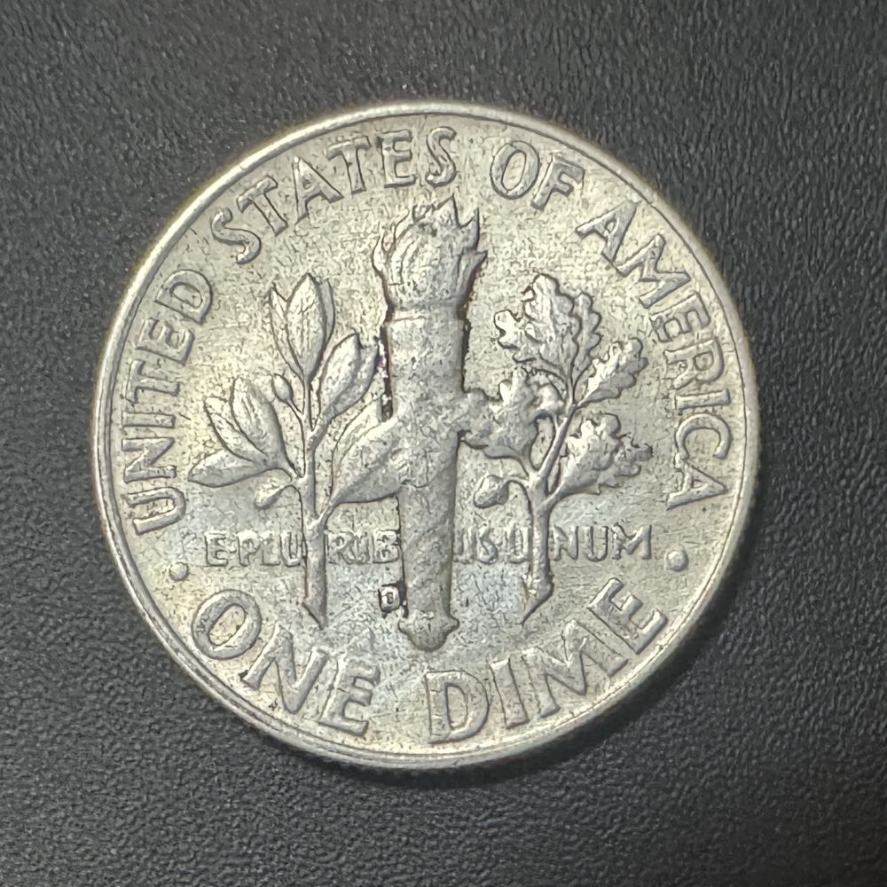 Roosevelt Dime - 1964 D  coin collectible - Main Image 2