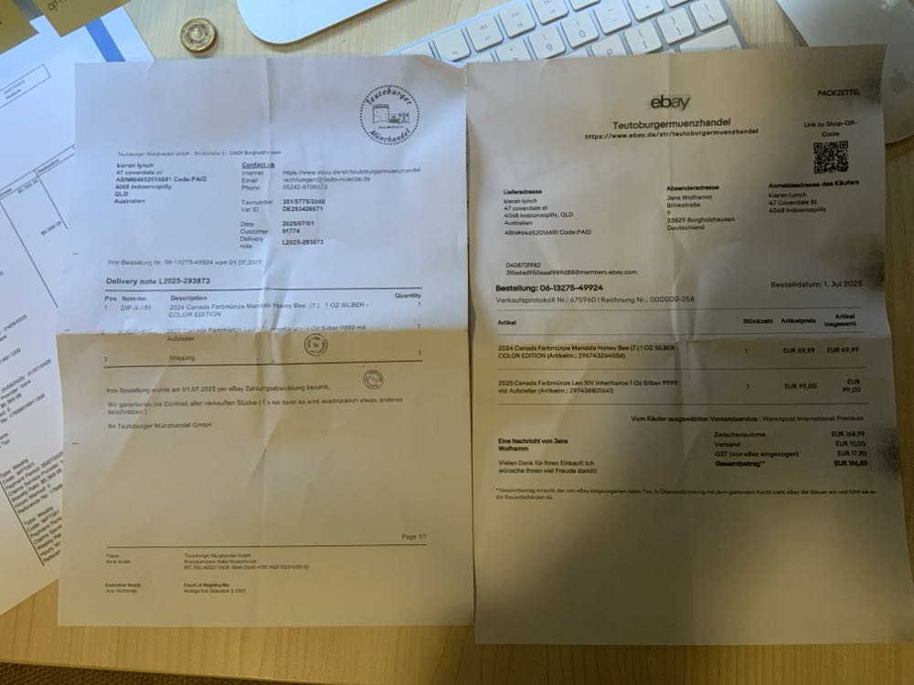 2024 Maple Leaf 2024 Canada Farbmunze Mandala Honey Bee 1oz Silver Colour Edition  coin collectible - Main Image 4