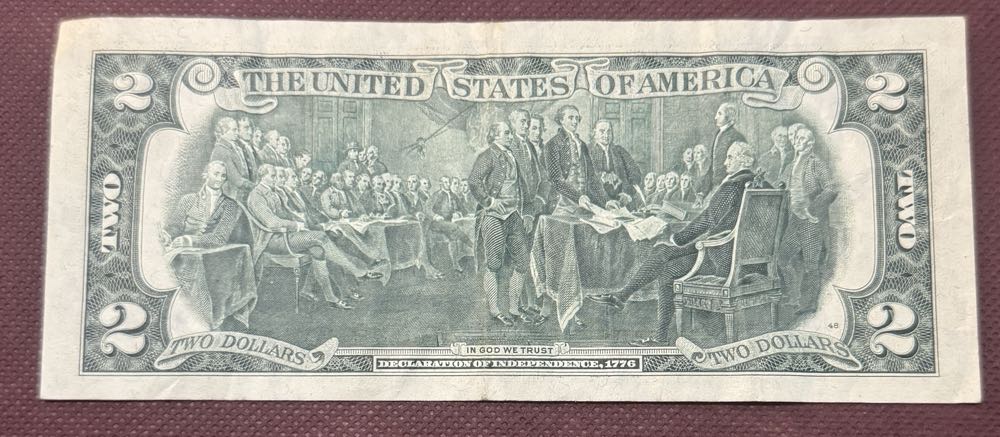 2 Dollar Federal Reserve Note  coin collectible - Main Image 2