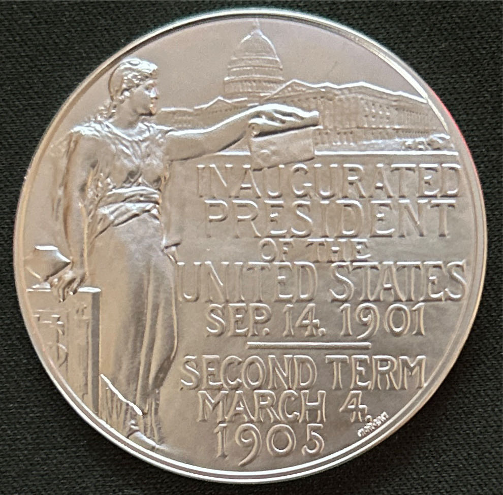 US Medal Pres 26 Theodore Roosevelt  coin collectible - Main Image 2