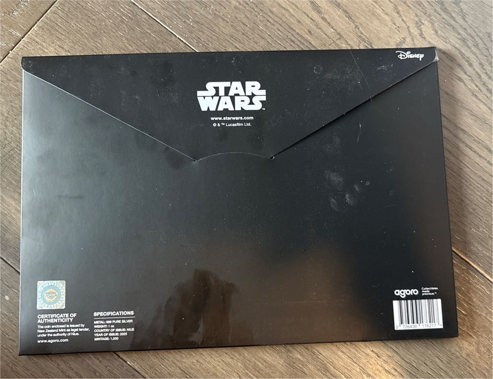 Star Wars Millennium Falcon Blueprint  coin collectible [Barcode 726436176217] - Main Image 2