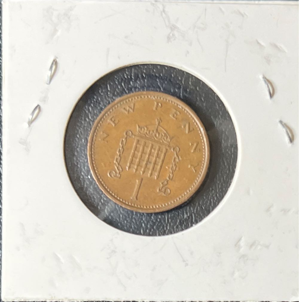1973 United Kingdom 1 New Penny  coin collectible - Main Image 2