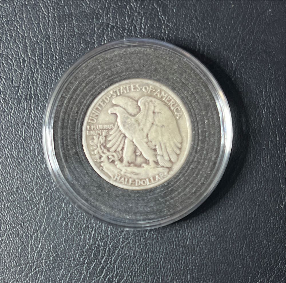 1943 D Walking Liberty Half Dollar  coin collectible - Main Image 2