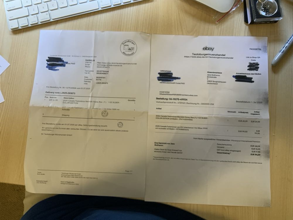 2025 Canada Farbmunze Leo Iv Inheritance 1 Oz Silver 9999. MIT Aufsteller  coin collectible - Main Image 3