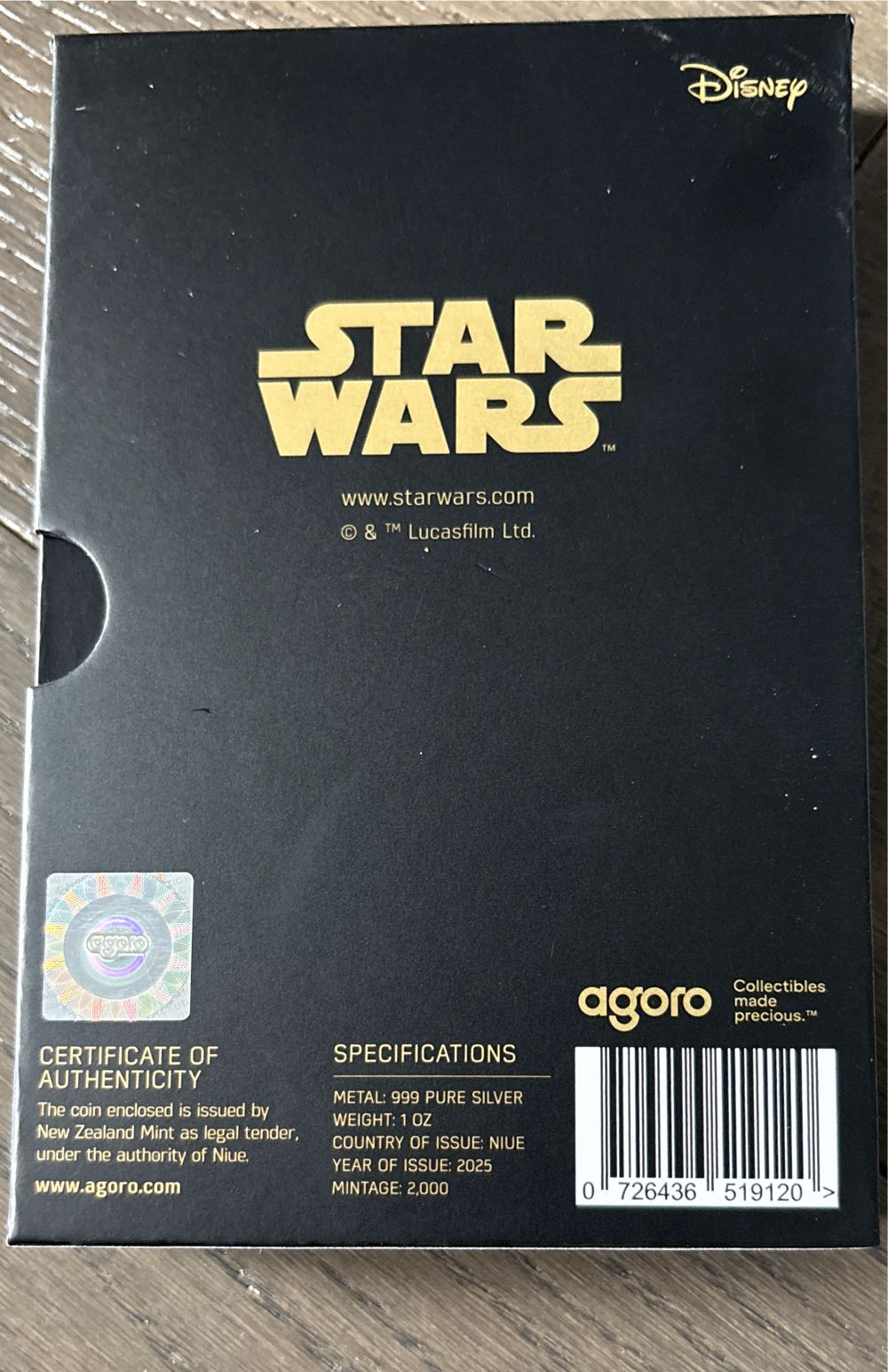 Star Wars R2-D2  coin collectible [Barcode 726436519120] - Main Image 2