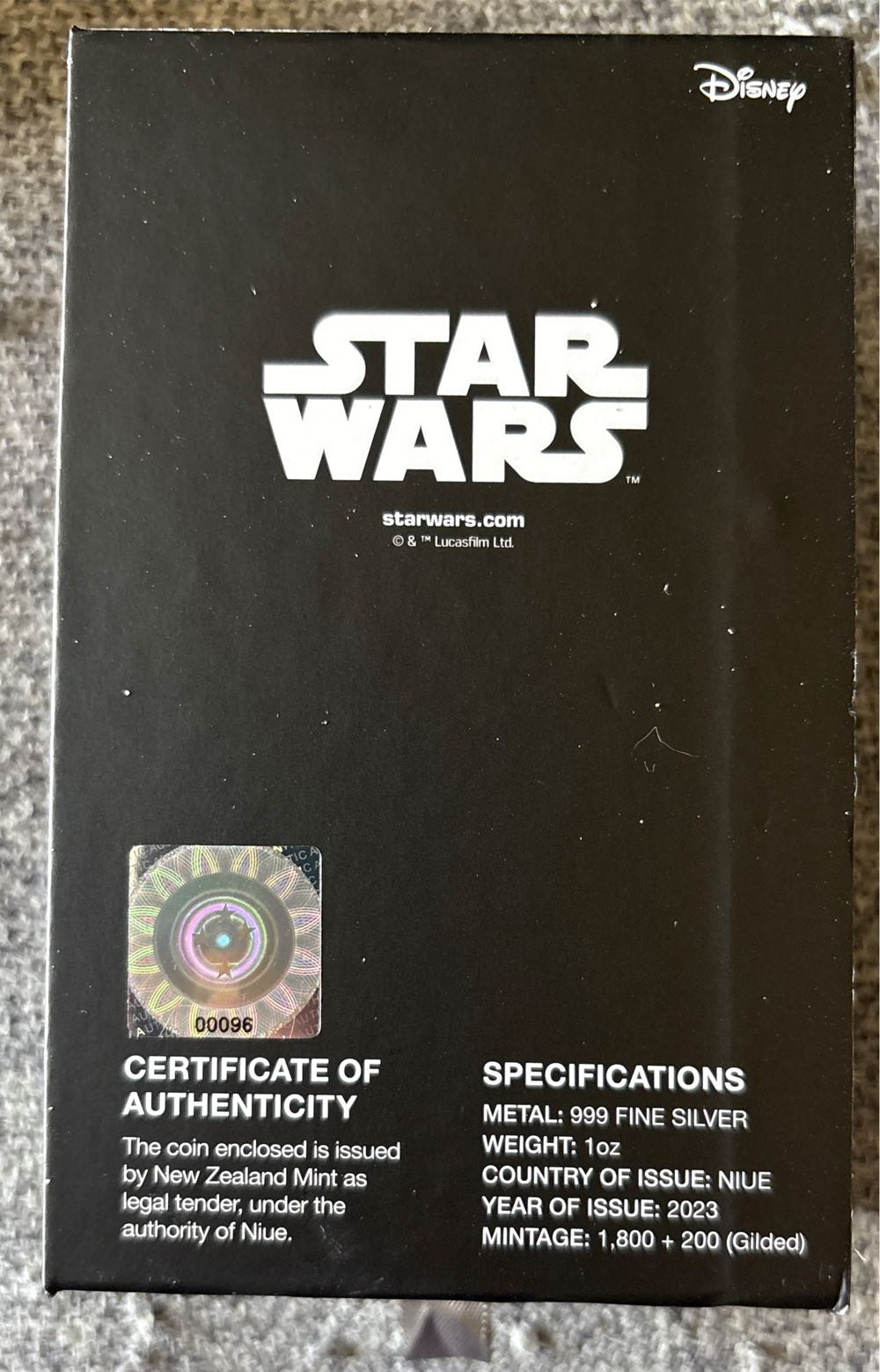 Star Wars - Luke Skywalker Chibi  coin collectible - Main Image 2