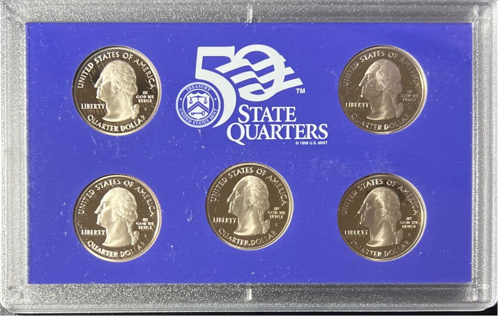 2008 S United States Mint 50 State Quarters Proof Set  coin collectible [Barcode 704785055773] - Main Image 3