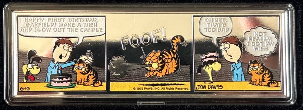 Garfield - Garfield’s First Birthday  coin collectible [Barcode 726436519434] - Main Image 3