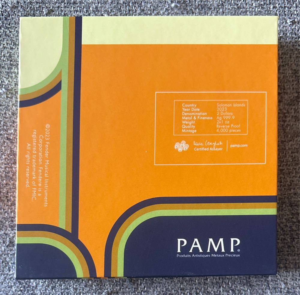 Fender Dynamic Duo - The Precision Bass & Bassman Amp  coin collectible - Main Image 2