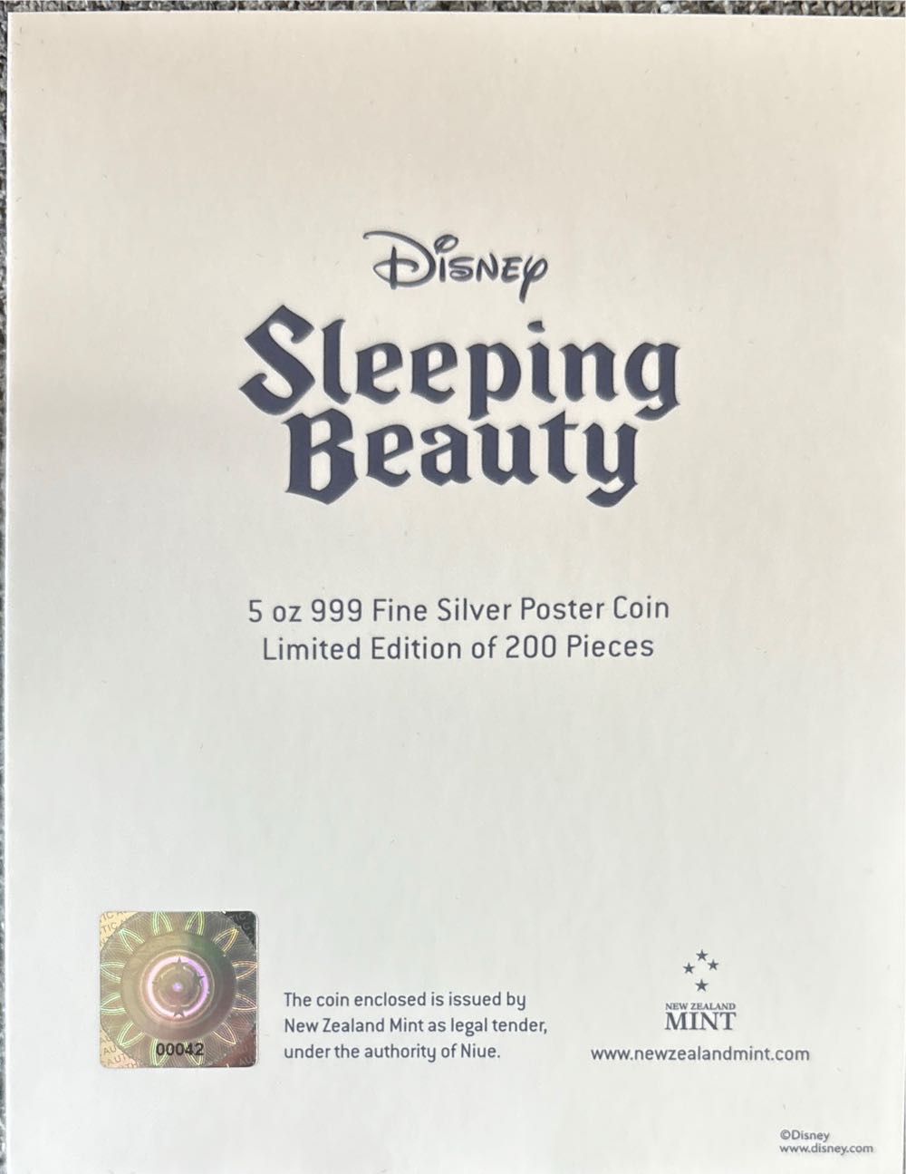 Disney - Sleeping Beauty Movie Poster  coin collectible - Main Image 2