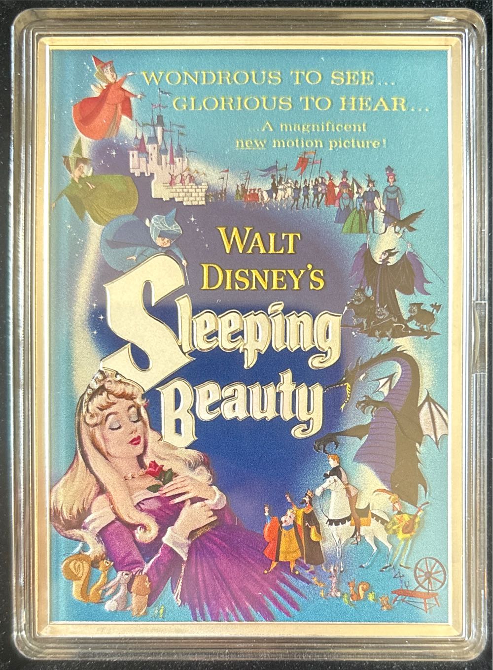 Disney - Sleeping Beauty Movie Poster  coin collectible - Main Image 3