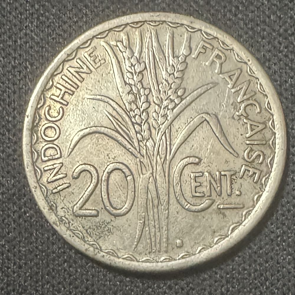French Indochina 20c - 1941  coin collectible - Main Image 2