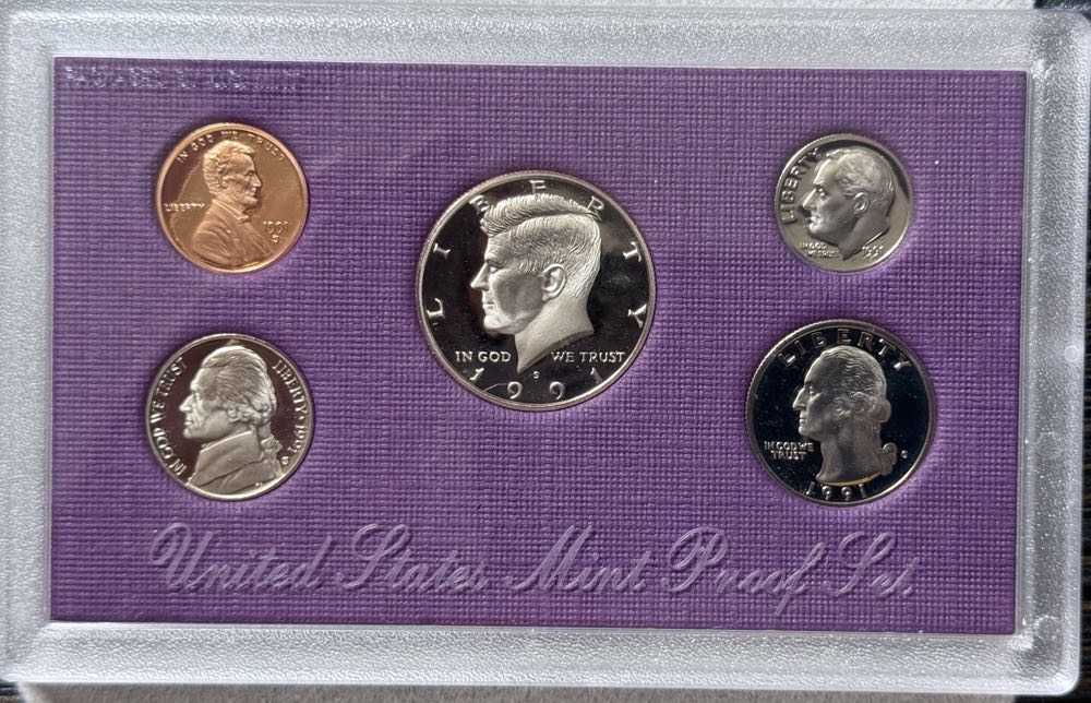 Standard 1991-S US Mint Proof Set  coin collectible - Main Image 2