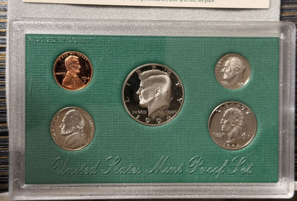 Standard 1994 US Mint Proof Set  coin collectible - Main Image 2