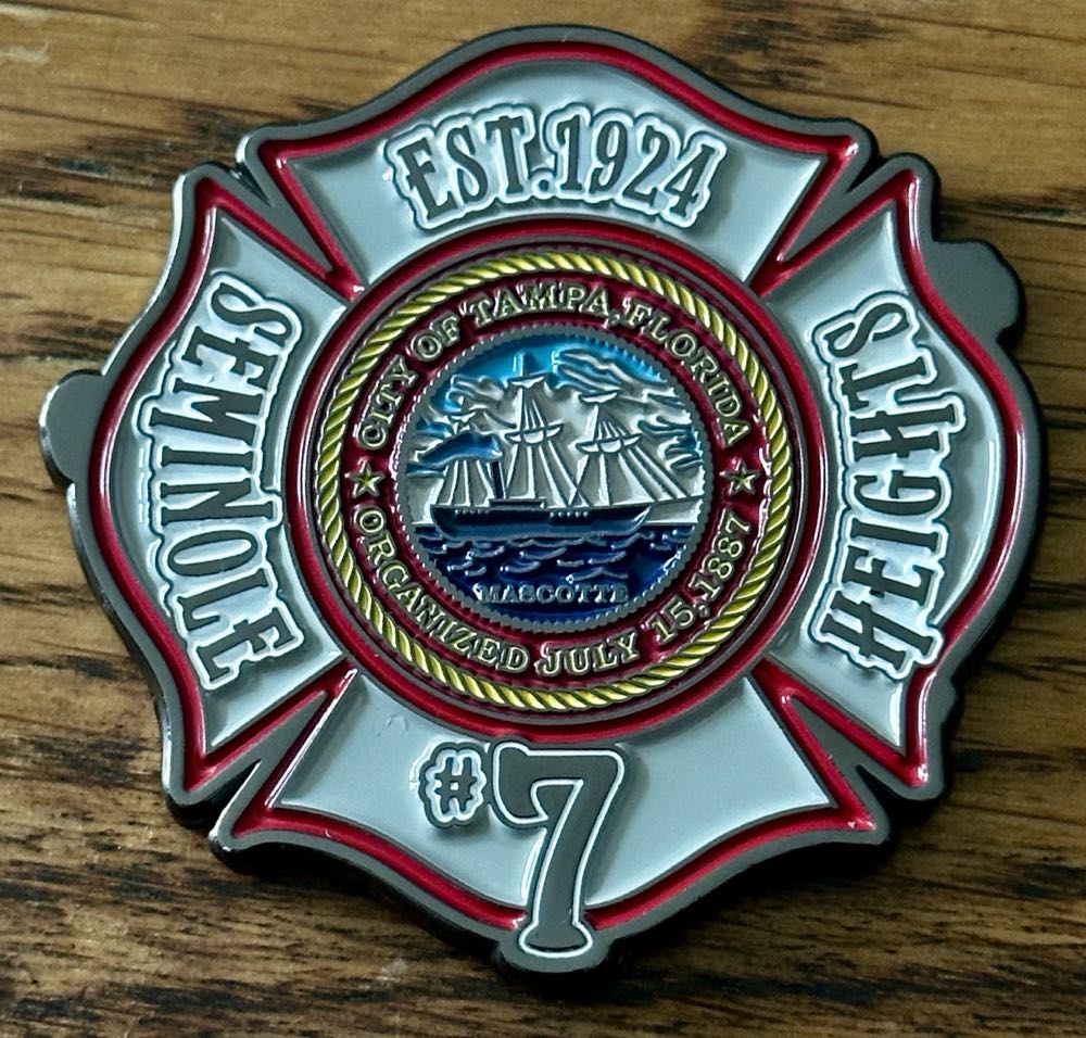 Tampa Station 7  coin collectible - Main Image 2