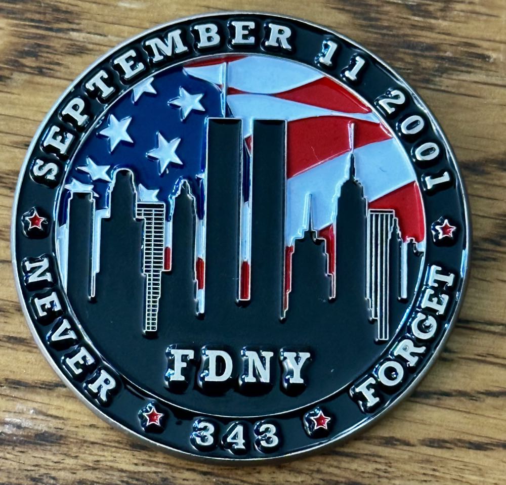 FDNY E298 / L127 / B50  coin collectible - Main Image 2