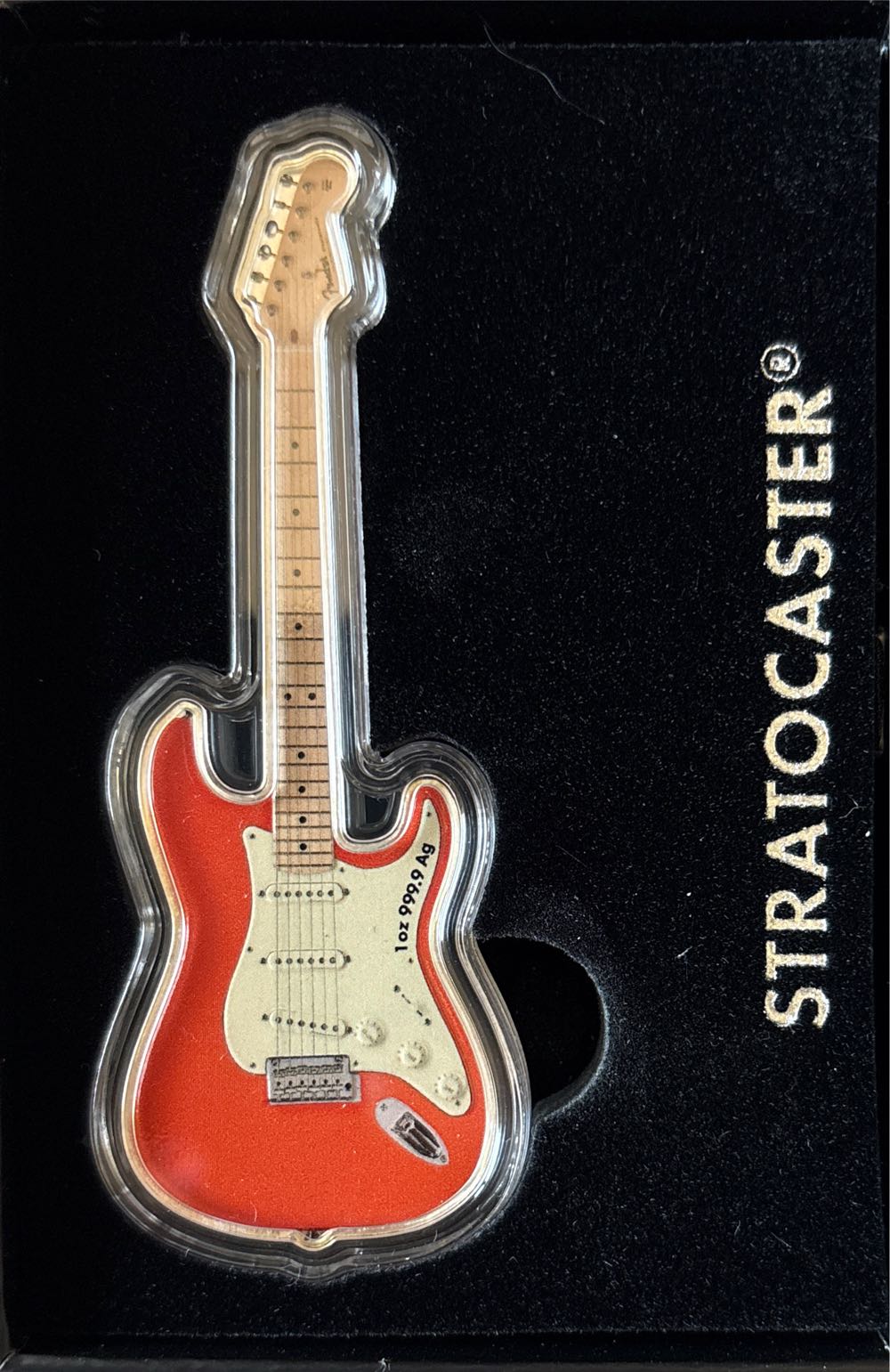 Fender - Red Stratocaster  coin collectible - Main Image 3