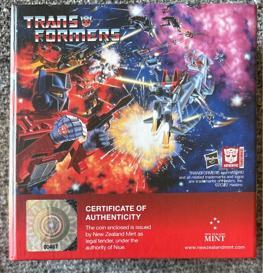 Transformers - Optimus Prime  coin collectible - Main Image 2