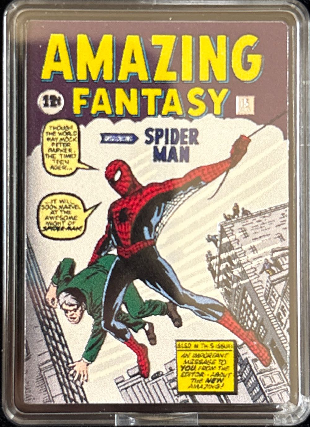 Marvel Comix - Spider-Man - Amazing Fantasy #15  coin collectible - Main Image 3