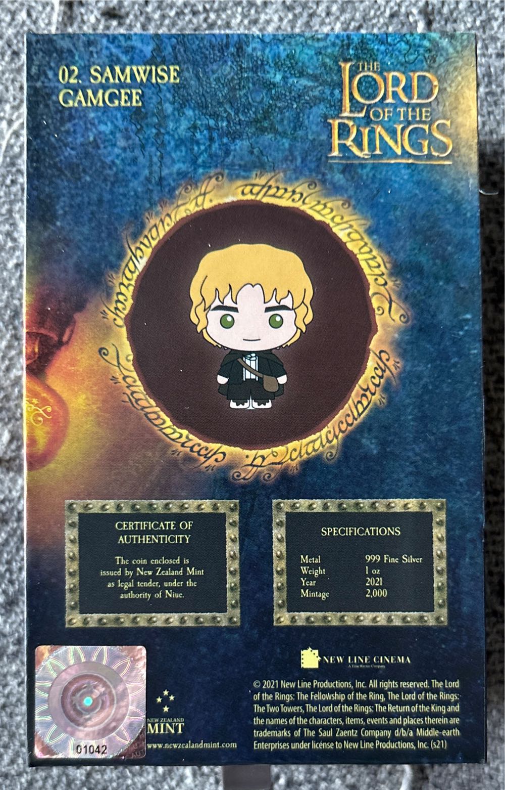 Lord Of The Rings  - 07. Gimli Chibi  coin collectible - Main Image 2