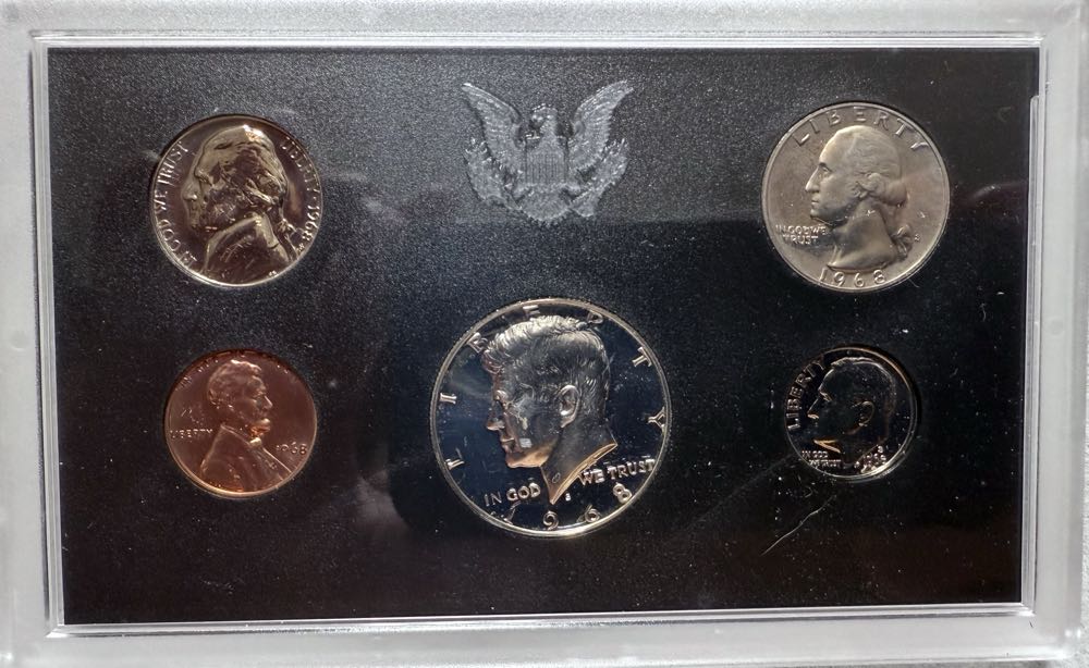 Standard 1968 US Mint Proof Set  coin collectible - Main Image 2
