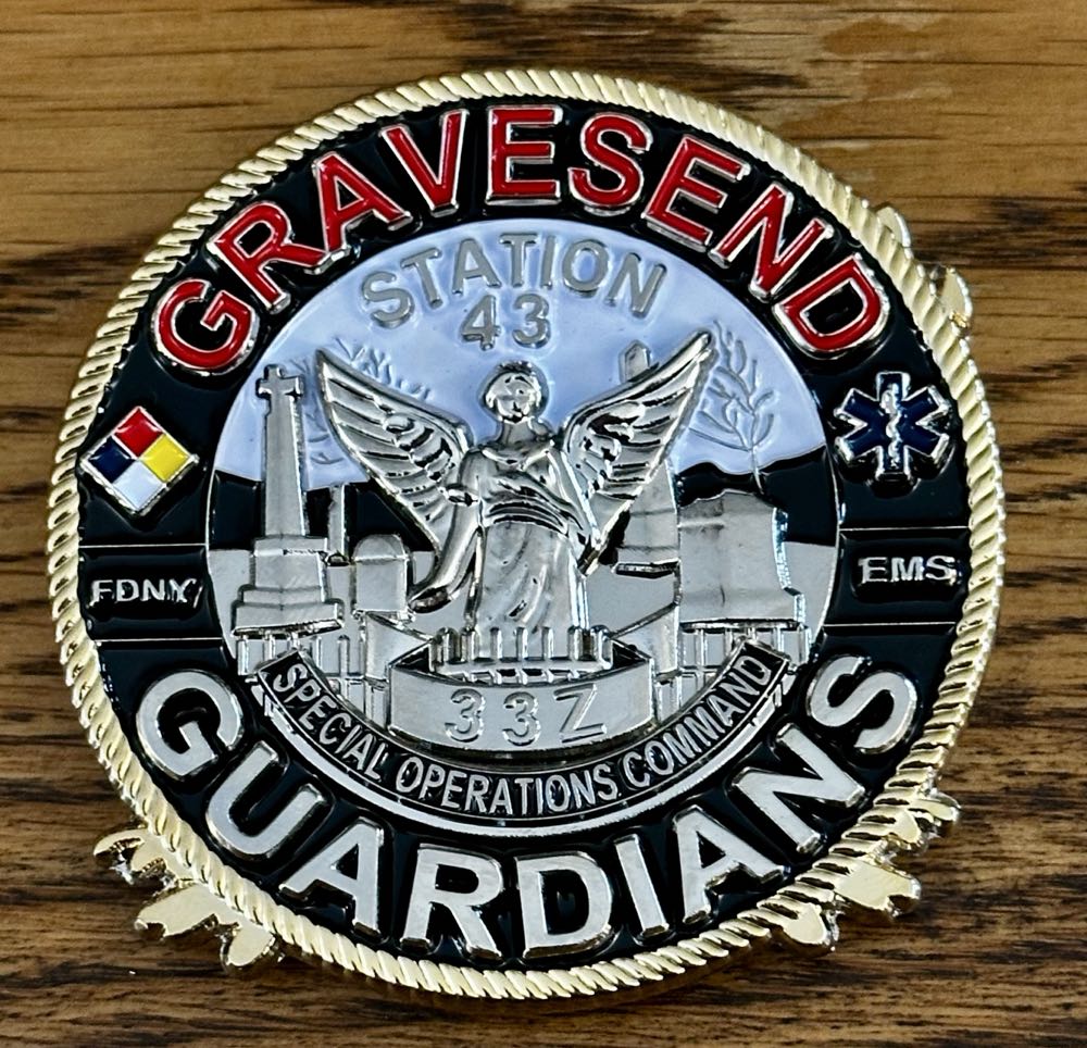 FDNY EMS Station  43 SOC  coin collectible - Main Image 2