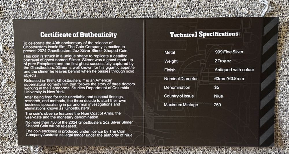 Ghostbusters - Slimer  coin collectible - Main Image 4