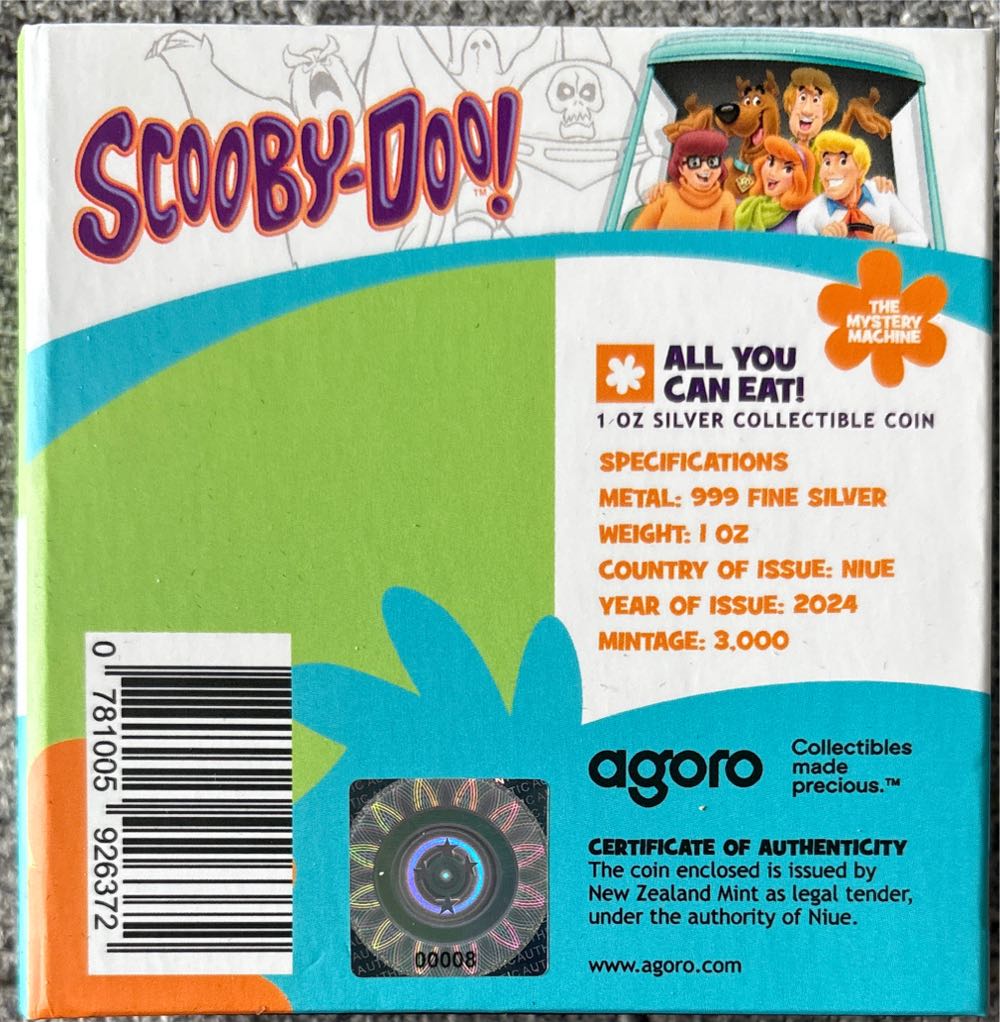 Scooby-Doo!™: All You Can Eat! Coin  coin collectible [Barcode 781005926372] - Main Image 2