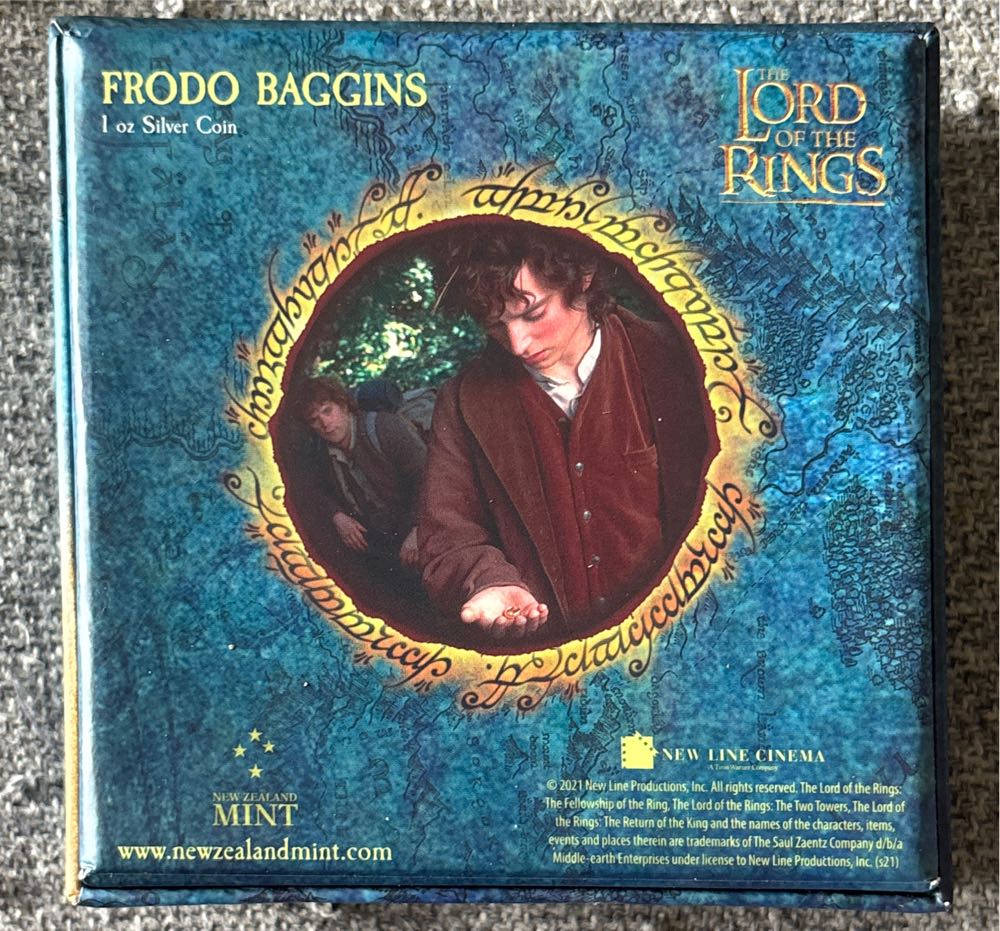Lord Of The Rings - Frodo Baggins Coin  coin collectible - Main Image 2