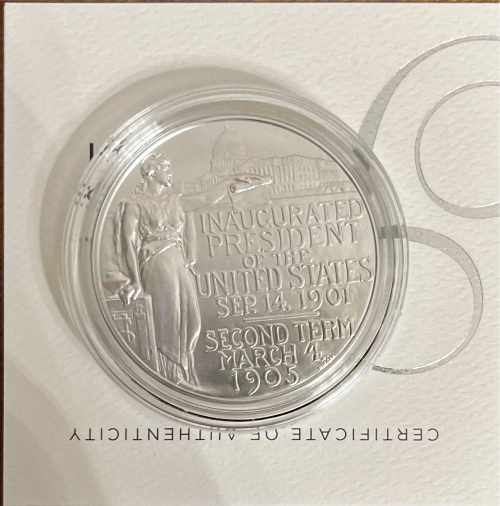 Presidential Silver Medal Roosevelt  coin collectible [Barcode 704786451376] - Main Image 2