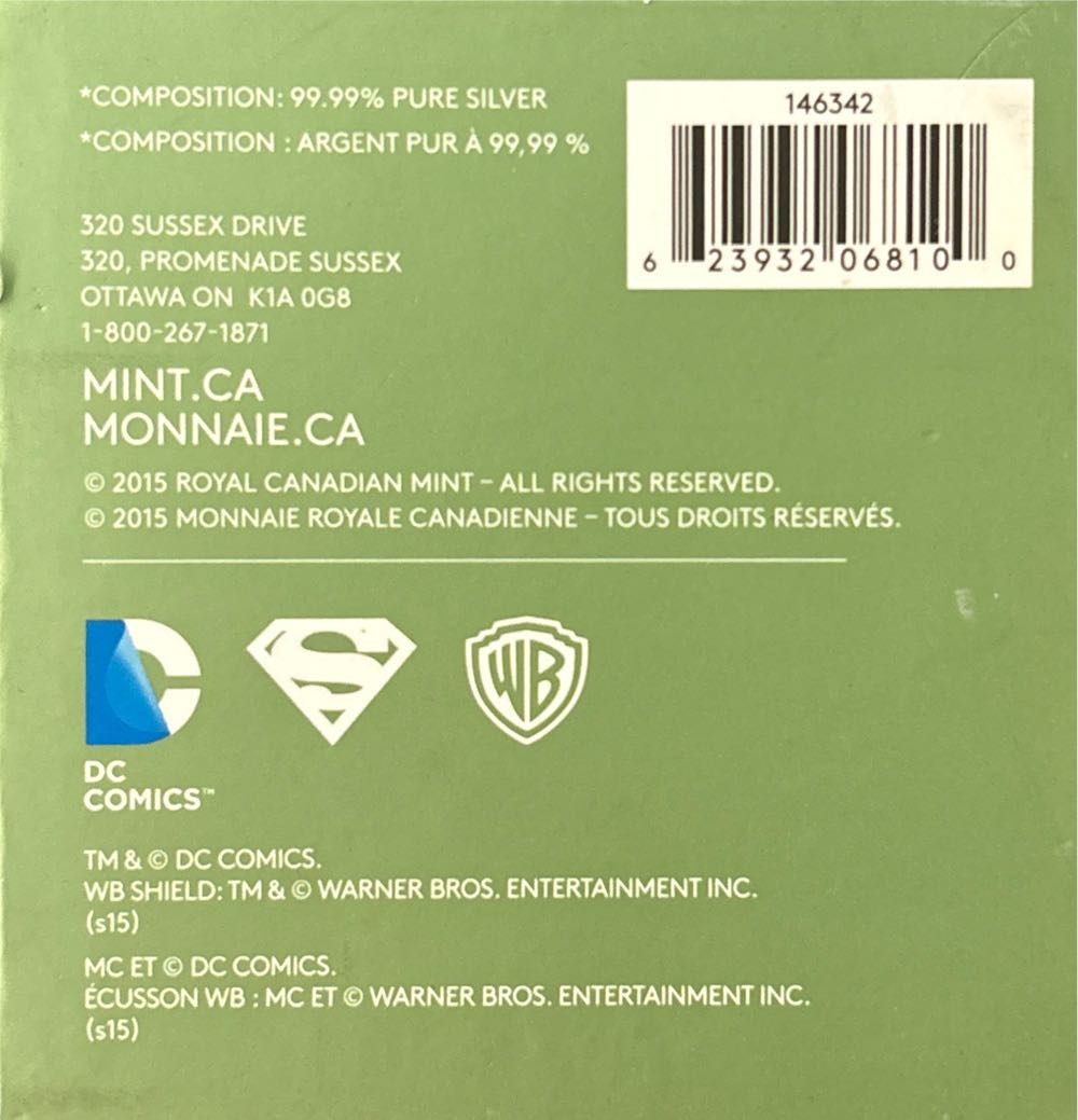 DC - Iconic Superman Comic Book Covers #28 - Superman  coin collectible [Barcode 623932068100] - Main Image 2