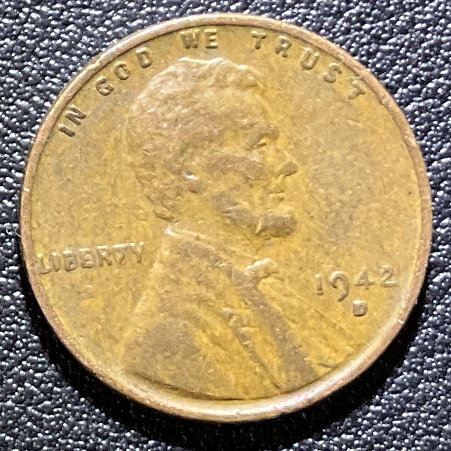 1987 D Lincoln Memorial Penny 