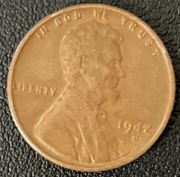 Penny 1942 Lincoln D 7  coin collectible - Main Image 3